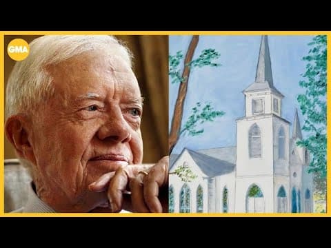 Jimmy Carter’s paintings are up for sale for $6,000 to $8,000