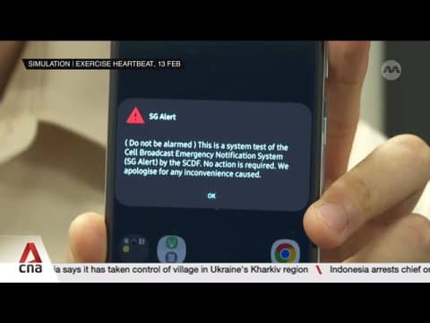Singapore to roll out mass emergency alerts to mobile phones from May