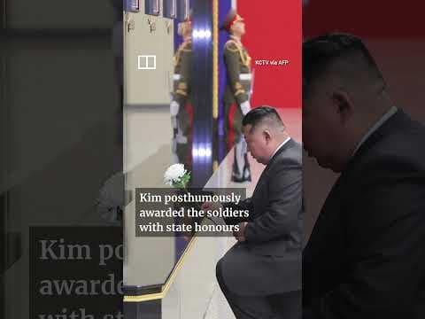 Kim Jong-un welcomes North Korean soldiers back from Ukraine war