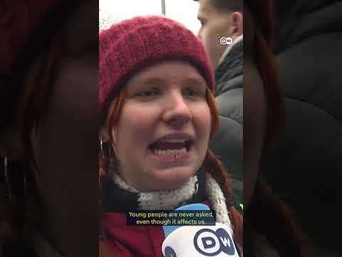 School strike in protest at new military service law | DW News