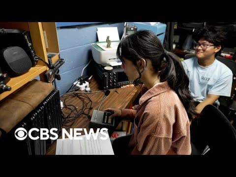 Gen Z teens learning how to use ham radio at New York high school