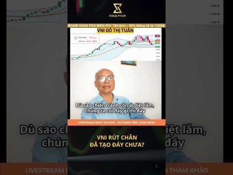 VNI RÚT CHÂN - ĐÃ TẠO ĐÁY CHƯA? #vnindex #trump #fypシ