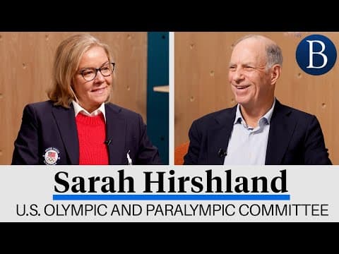 How a 'Mediocre Athlete' Became the Head of the U.S. Olympic Committee | At Barron's