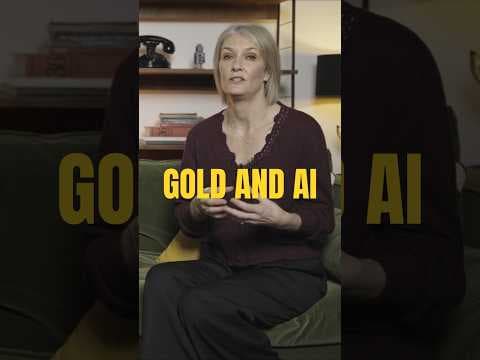 How much gold was used for AI in 2025?