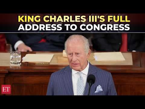 'America's words carry weight &...': King Charles III’s historic address to US Congress| Full Speech