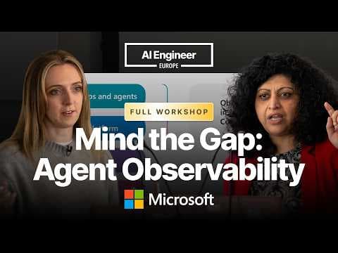 Mind the Gap (In your Agent Observability) — Amy Boyd & Nitya Narasimhan, Microsoft