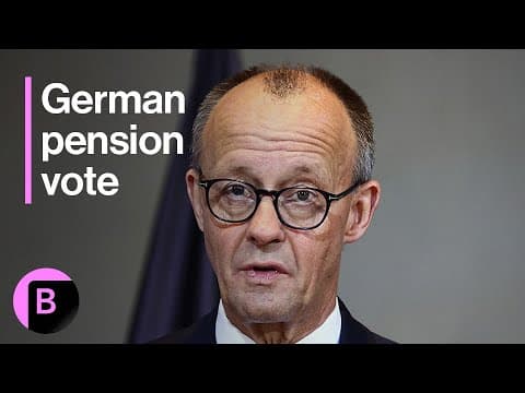 German Parliament to Vote on Pension Bill