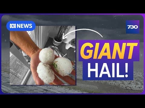 Could more giant hail be on the way this summer? | 7.30