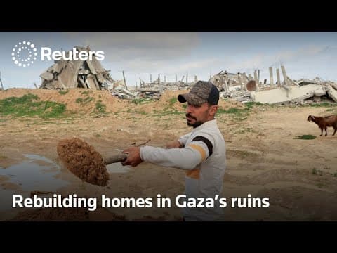 Palestinians in Gaza struggle to rebuild their homes among the rubble | REUTERS