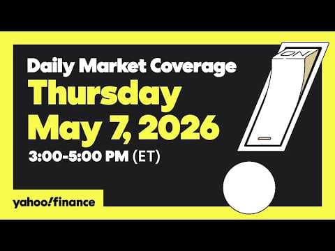 Yahoo Finance Live: Stocks stall as crude oil steadies in wait for Iran-US deal update | May 7, 2026