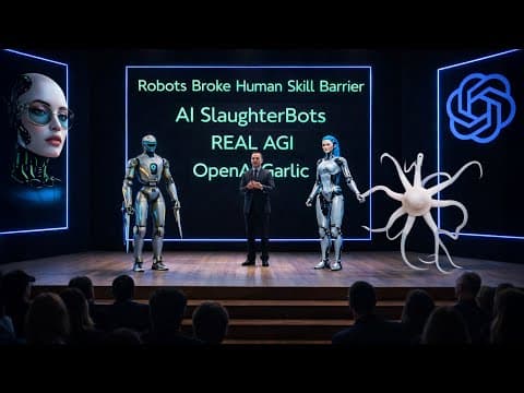 AI SHOCKS The World This Month: Real AGI, Human-Level AI Robot, SlaughterBots, OpenAI Garlic...