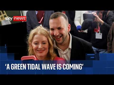 Green Party's Zack Polanski and Hannah Spencer hold news conference following by-election victory
