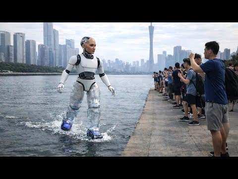 China’s New Shape Shifting AI Robot Walks on Water, Flies and Swims