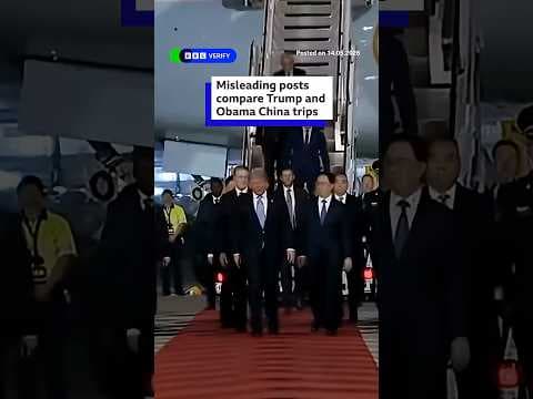 Did China give Donald Trump a warmer welcome than Barack Obama during their China visits? #BBCNews