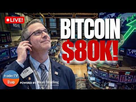 Hormuz Stopped By Force — Bitcoin $80K & PLTR Earnings After Bell | Stock Market Live