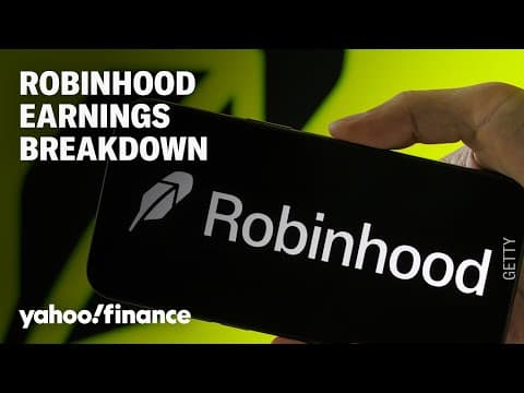 Robinhood earnings top Wall Street expectations, but crypto revenue falls short