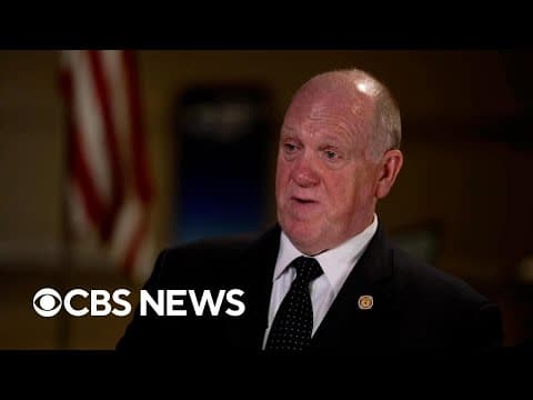 Border czar Tom Homan acknowledges "things weren't perfect" in Minneapolis crackdown