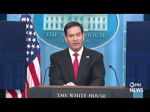 WATCH: Rubio says ‘we’re serious' about U.S. sanctions on countries helping Iran