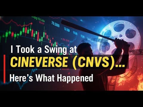 I Took a Swing at Cineverse (CNVS)… Here’s What Happened