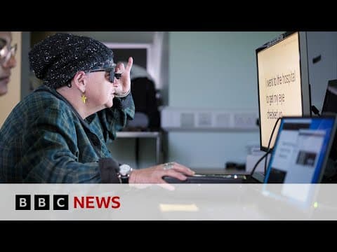 Life-changing eye implant helps blind patients read again | BBC News
