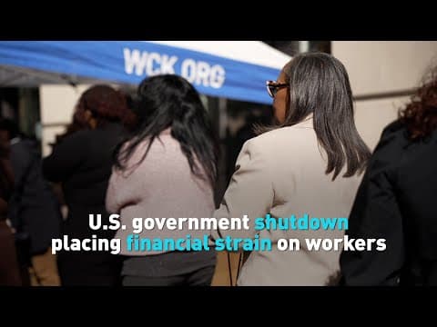 U.S. government shutdown placing financial strain on workers