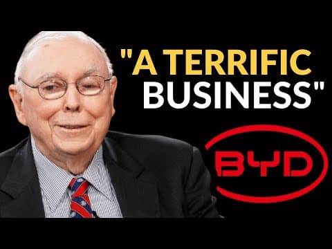 Charlie Munger Accurately Predicting The Success Of BYD