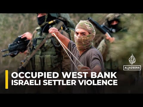 Israeli settlers brutally attack Palestinians, activists, and journalists in West Bank