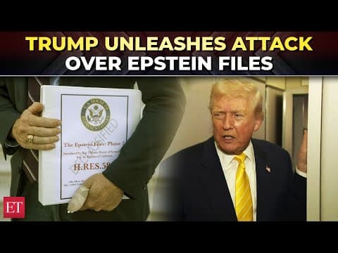 Trump blasts Epstein files, Clinton ties, DoJ's inaction, Democrats' corruption in America