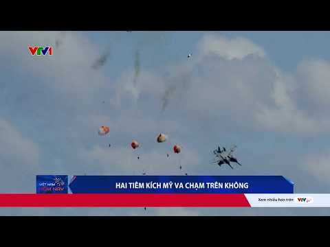 Hai tiêm kích Mỹ va chạm trên không | Cụm tin Quốc tế | VTV24
