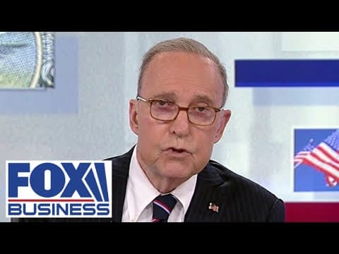 Kudlow: The lefties are going to be VERY DISAPPOINTED...