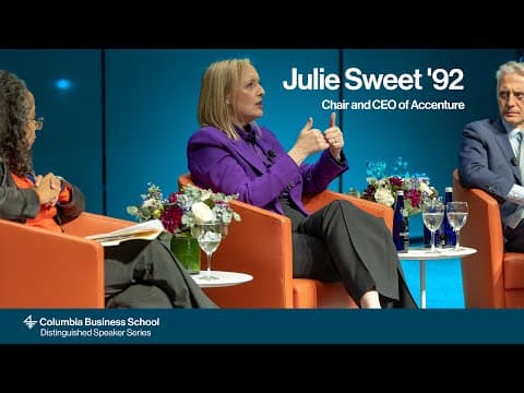 Columbia Business School Distinguished Speaker Series: Conversation with Julie Sweet, CEO, Accenture