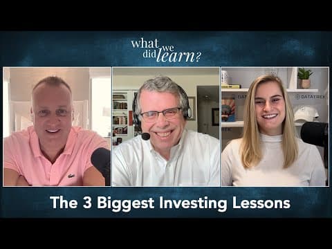The 3 Biggest Investing Lessons of the Year | WDWL