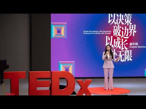 Break Boundaries with Decisions, Embrace the Infinite with Growth | Angela Stanton | TEDxCSN Youth