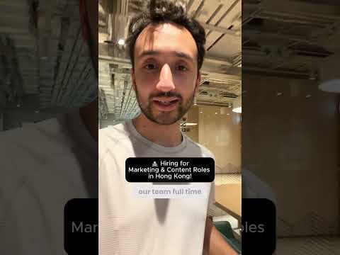 I'm hiring! Join my team in Hong Kong