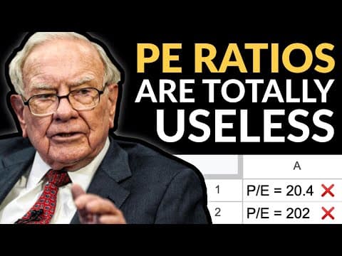 Warren Buffett: Why You Should Never Look At PE Ratios