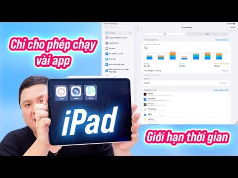 iPad: cả gia đình dùng chung dung lượng iCloud, quản lý thời gian dùng máy của trẻ