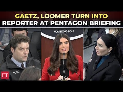 Matt Gaetz, Laura Loomer enter Pentagon briefing room after legacy media ‘self deports’