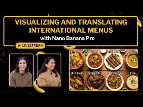 Visualizing and Translating International Menus with Nano Banana Pro