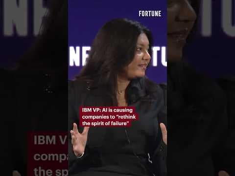 IBM VP: AI is causing companies to “rethink the spirit of failure” #IBM #AI