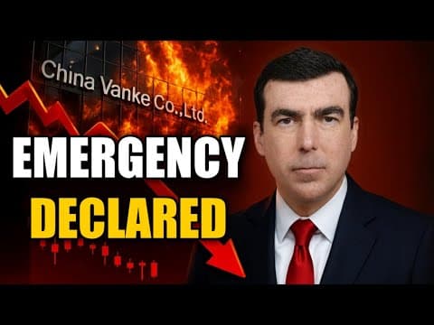 💣 China's $7.4B "Too Big to Fail" Property Developer is OUT OF CASH—$7T Real Estate Meltdown BEGINS!