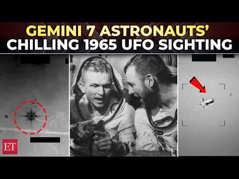 ‘We just saw BOGEY & BRILLIANT space object…’: UFO files reveal Gemini 7 astronauts’ 1965 sighting