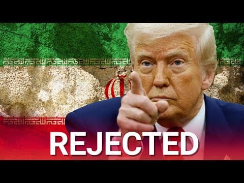 ‘Totally unacceptable’: Trump rejects Iran’s response to US peace plan
