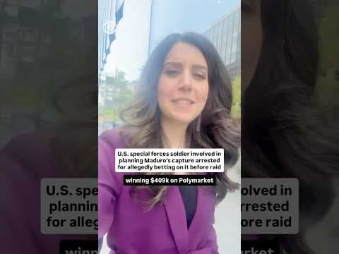 U.S. soldier charged for allegedly using confidential info to bet on Maduro's removal #shorts