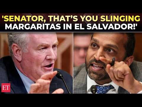 ‘You’re a BIG-TIME HYPOCRITE, Senator!’: Kash Patel rips Van Hollen over ‘excessive drinking’ claims