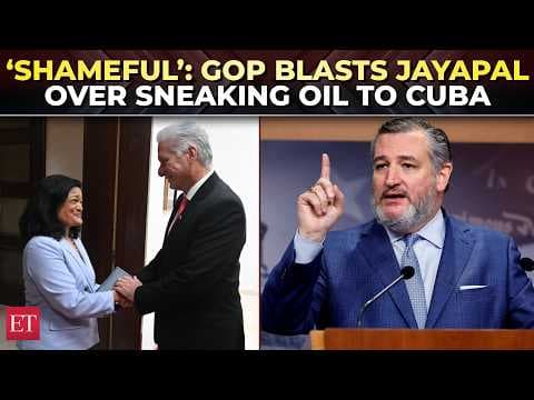 ‘Isn’t it treason?’: GOP erupts after Jayapal admits helping Cuba to get oil despite Trump sanctions