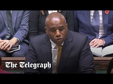 In full: David Lammy steps in to replace Starmer at PMQs
