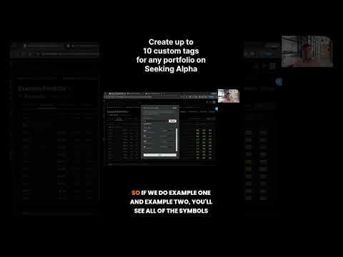 How to Use Custom Portfolio Tags to Organize Your Stocks