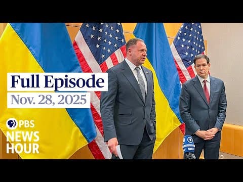 PBS News Hour full episode, Nov. 28, 2025