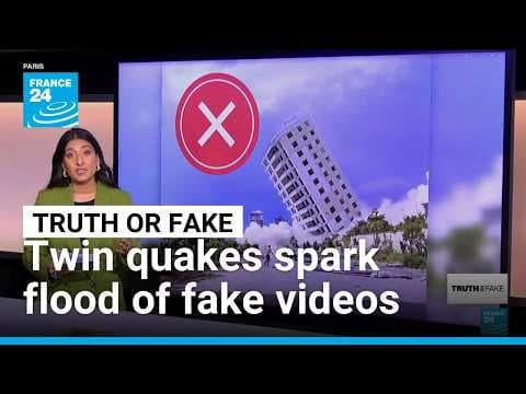 Venezuela earthquakes: old footage and AI fakes exploit disaster online • FRANCE 24 English