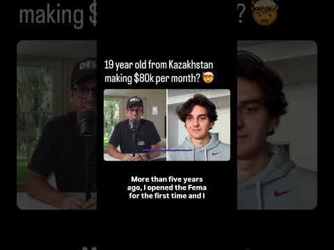 19 year old from Kazakhstan making how much??